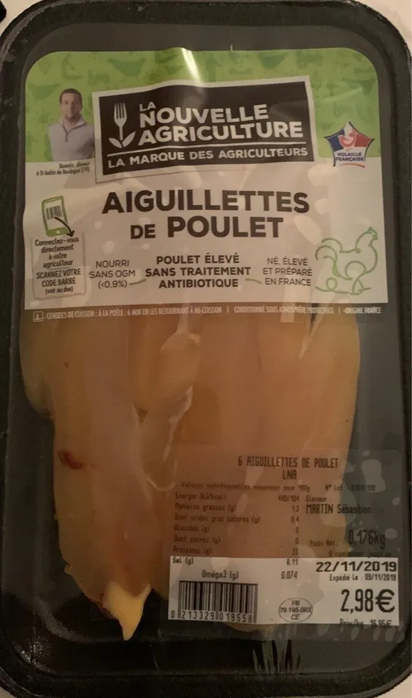 Aiguillettes de poulet