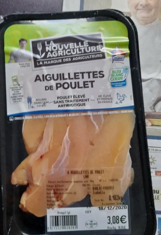 Aiguillettes de poulet