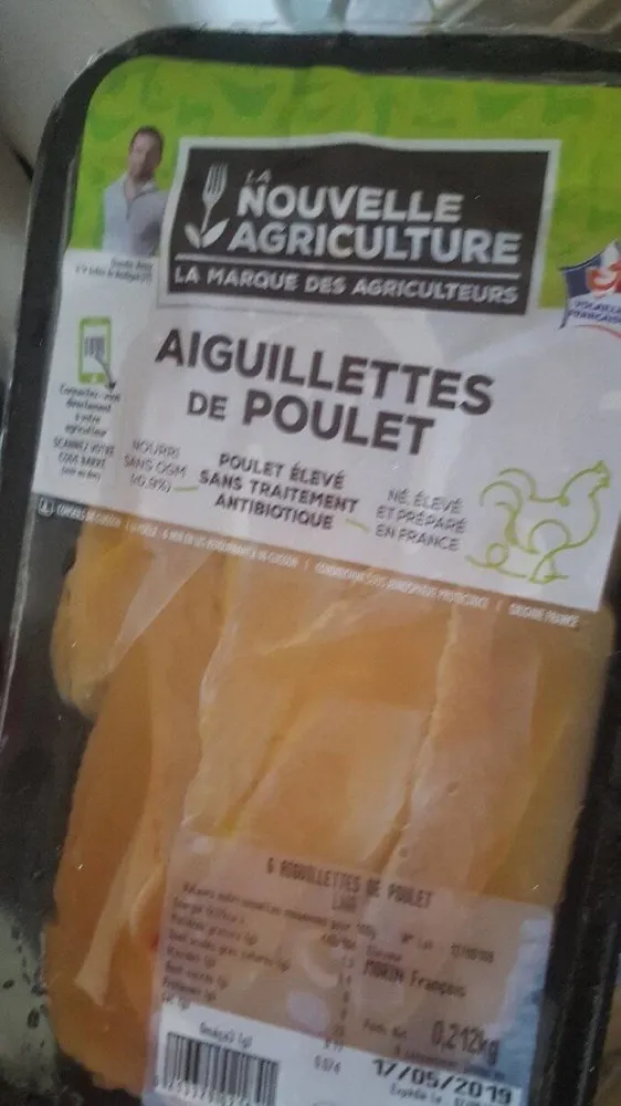 aiguillettes de poulet