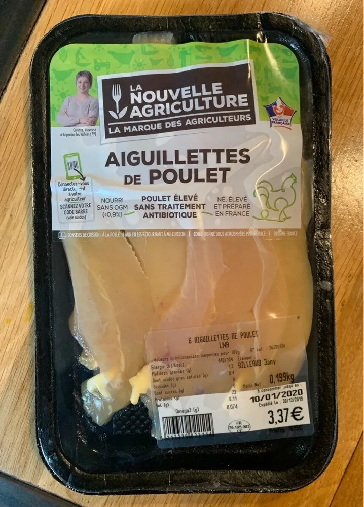 Aiguillettes de poulet
