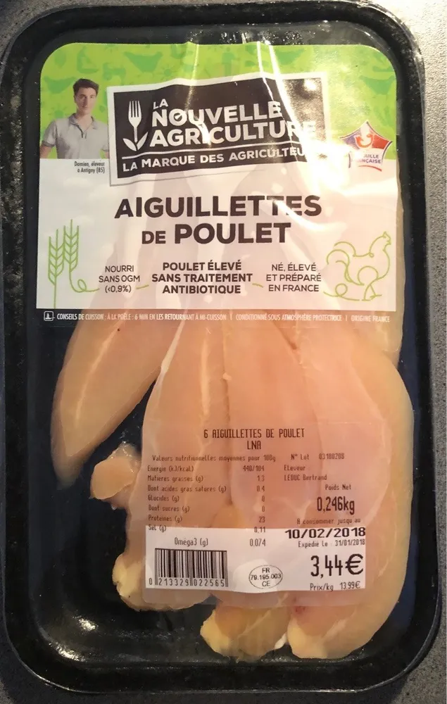 Aiguillettes de poulet