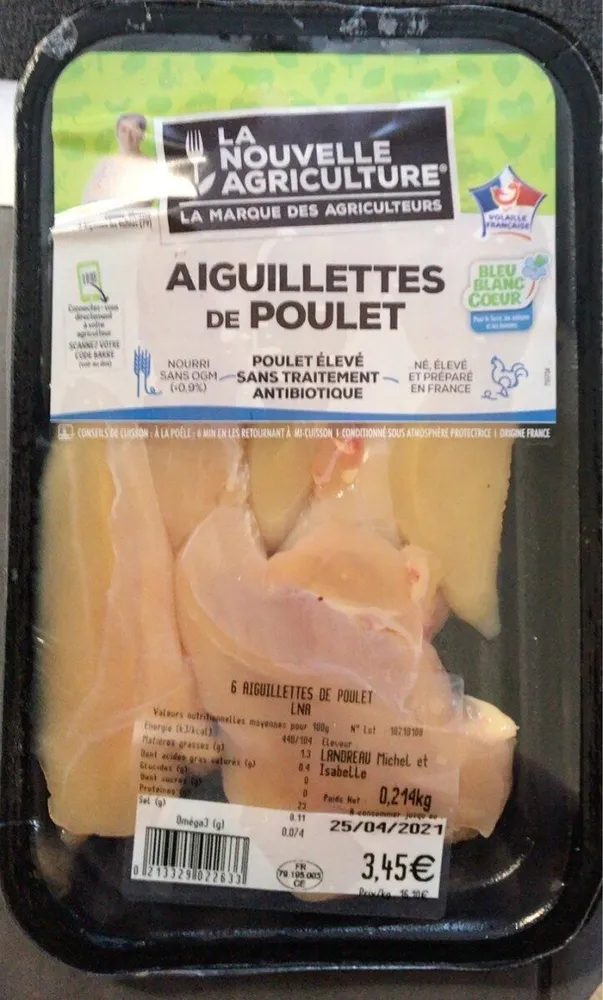 Aiguillettes de poulet