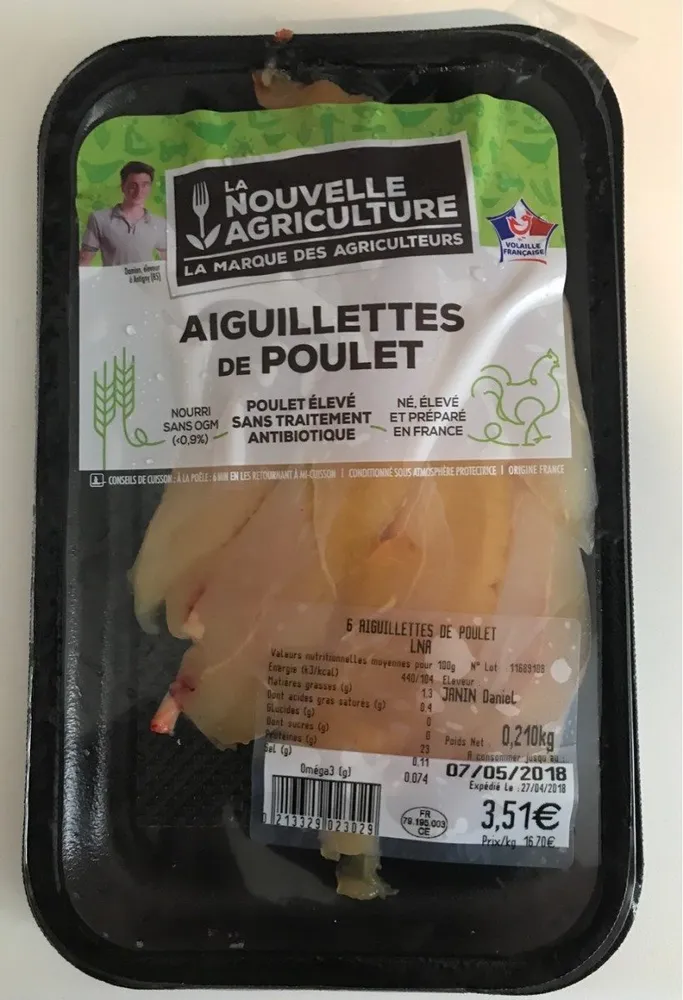 Aiguillettes de poulet
