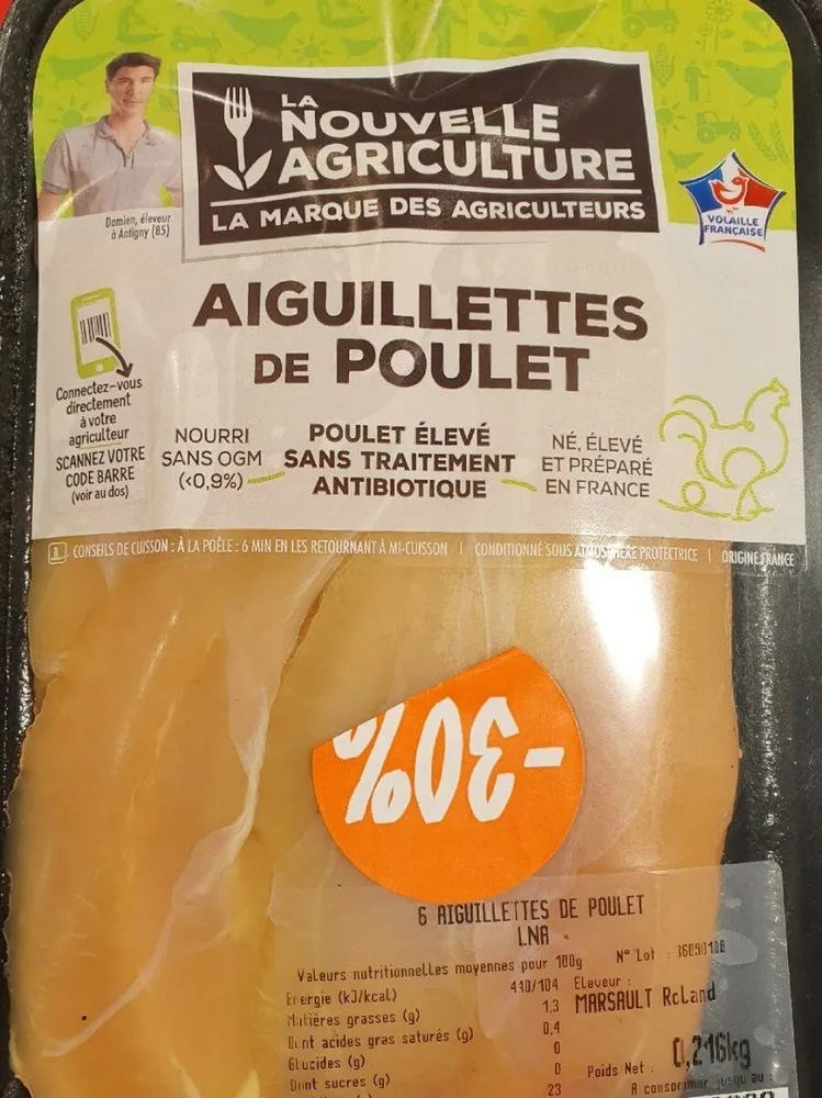 Aiguillettes de poulet