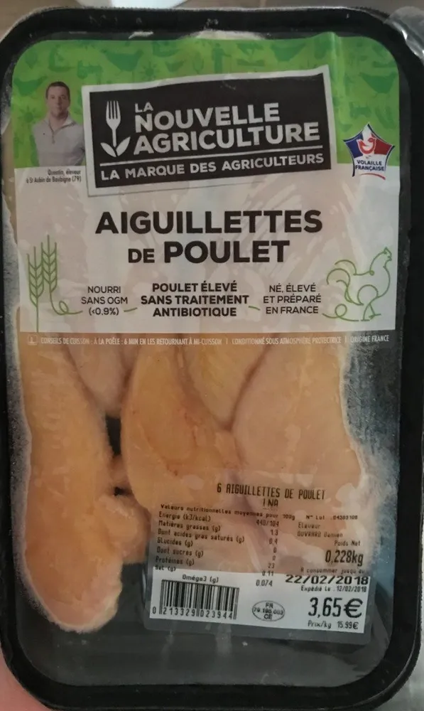 Aiguillettes de poulet