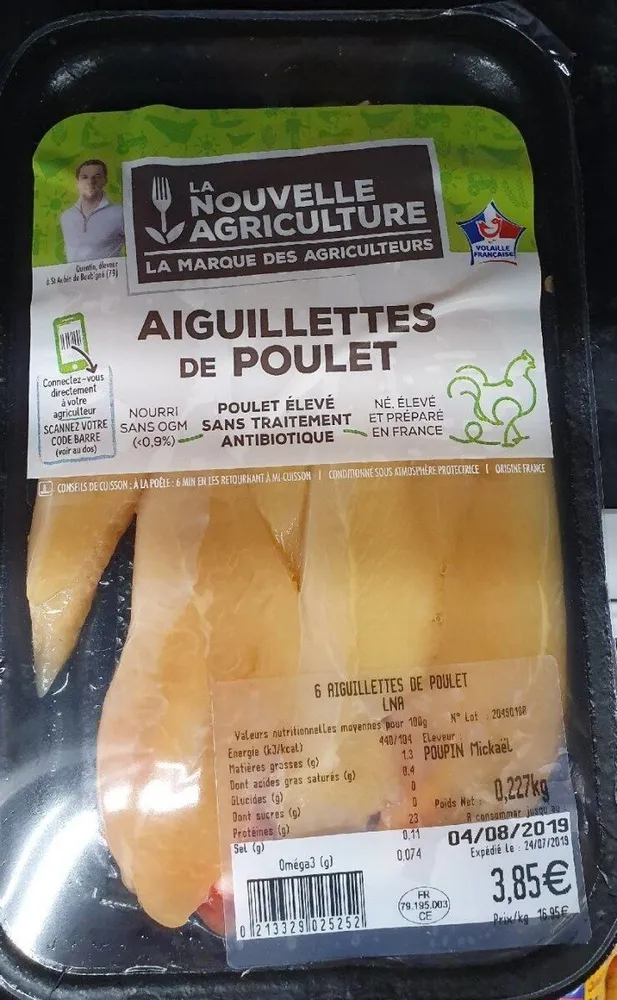 Aiguillettes de poulet