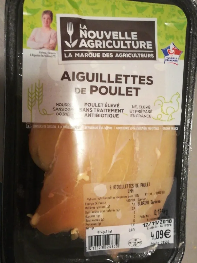 Aiguillettes de poulet