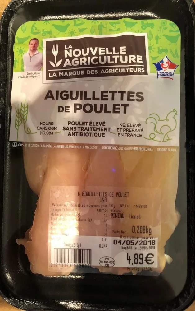 Aiguillettes de poulet