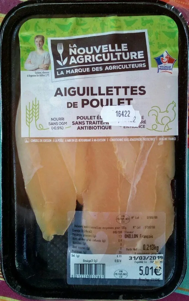 Aiguillettes de poulet