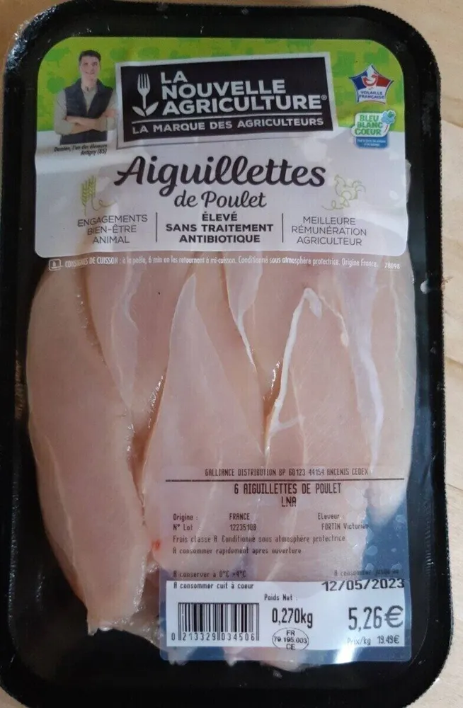Aiguillettes de poulet