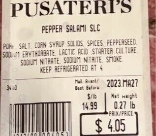 Pepper salami