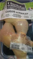 2 cuisses disjointes de poulet
