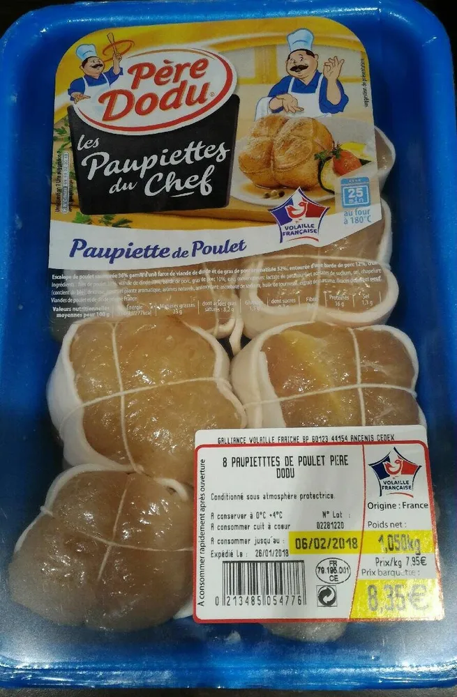 Paupiettes de poulet