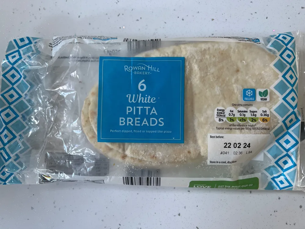 White Pitta Breads