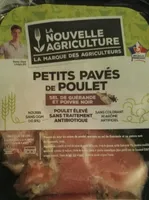 Petits pavés de poulet sel de guérande et poivre noir