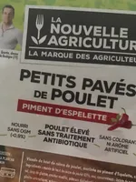 Petits pavés de poulet piment d'Espelette