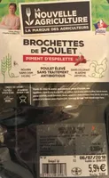 Brochettes de Poulet Piment d'Espelette
