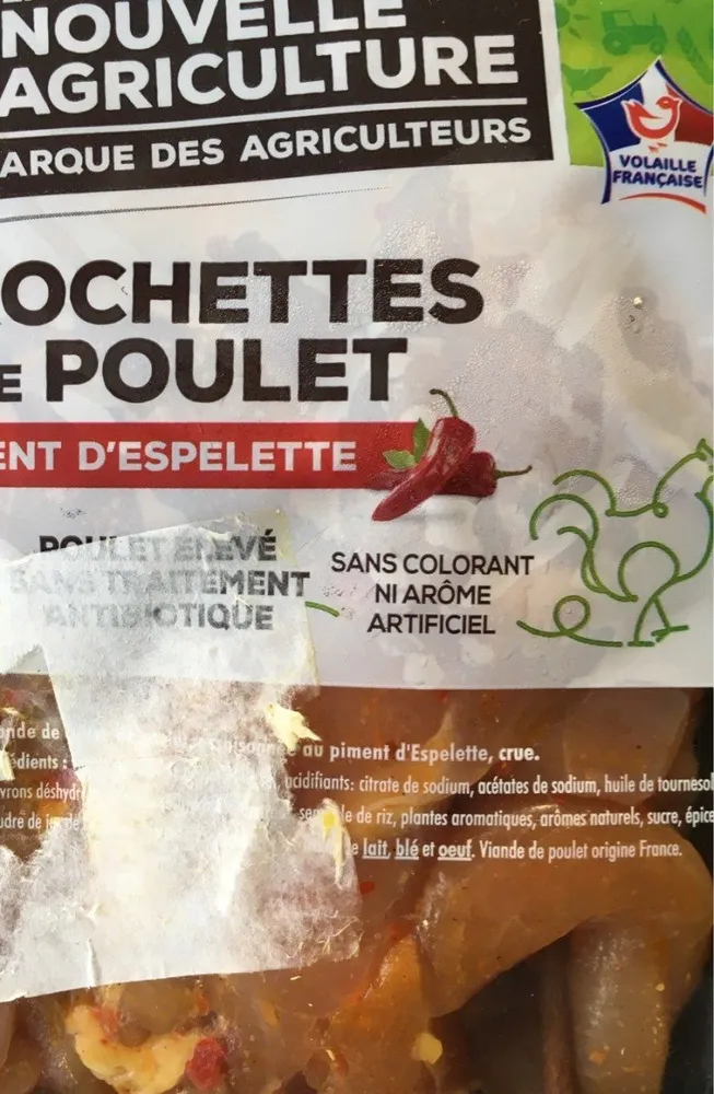 Brochettes de poulet