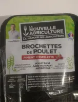 Brochettes de poulet piment d'Espelette