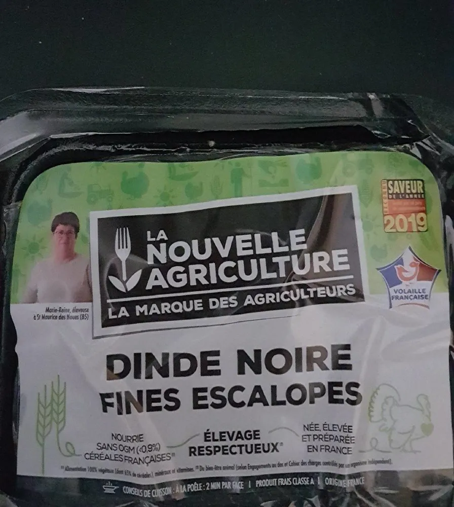 Dinde noire fines escalopes