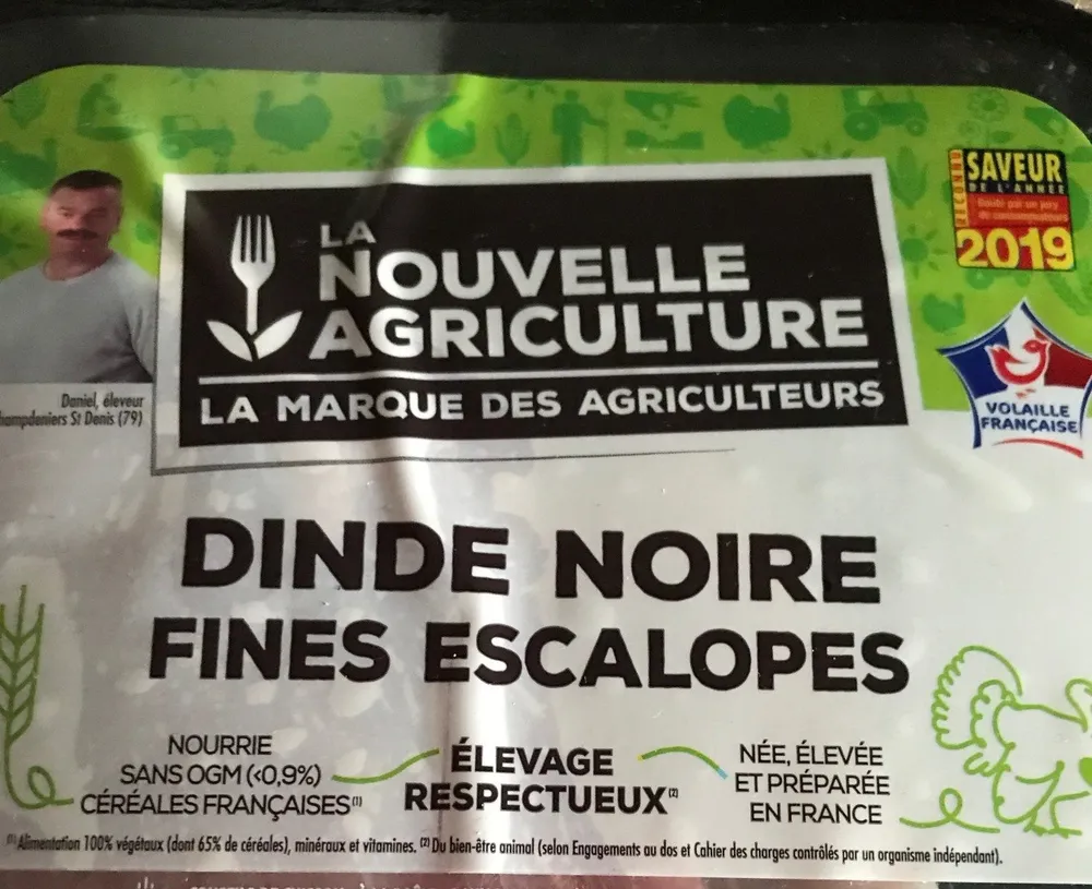 Dinde noire fines escalopes