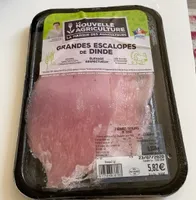Grandes ecalopes de dinde
