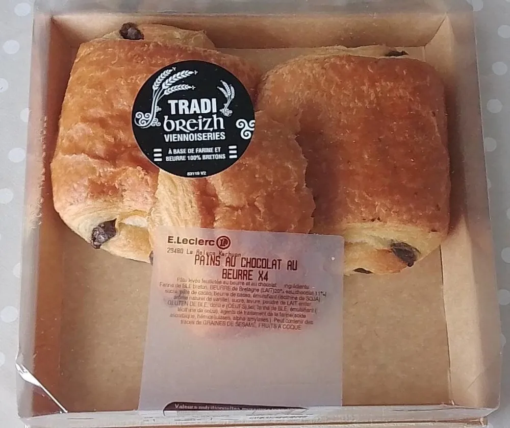 Pains au chocolat au beurre