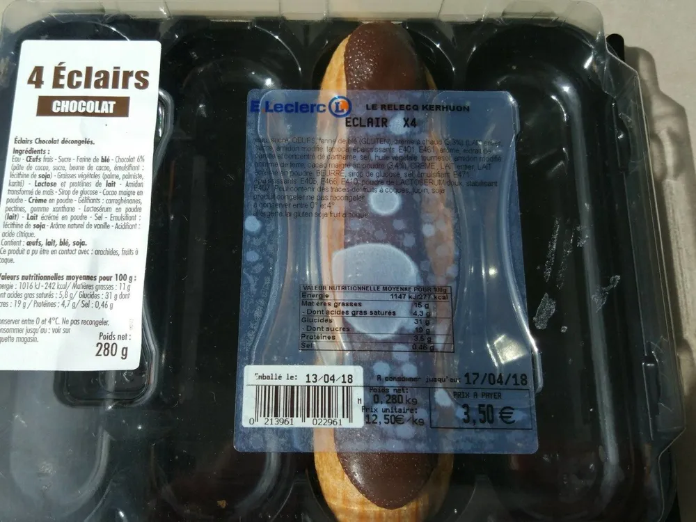 Éclairs Chocolat