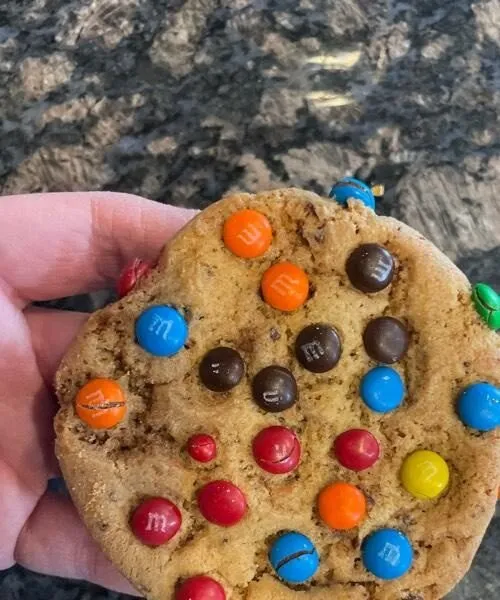 M&M Rainbow  Chip Cookie