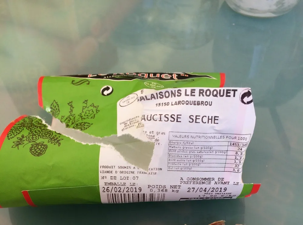 Le Roquet saucisse seche