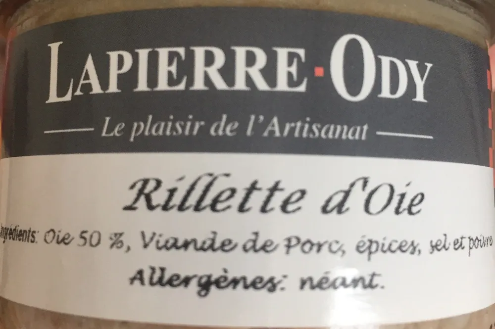 Rillette d'oie