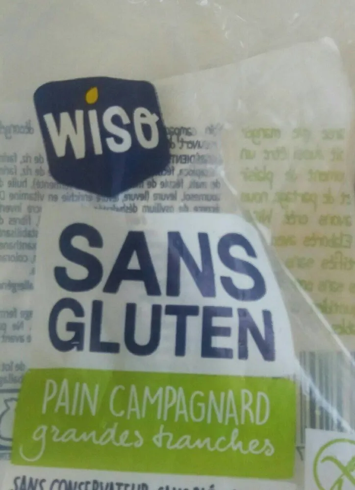 Pain campagnard sans gluten