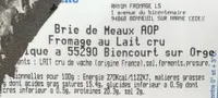 Brie de Meaux AOP