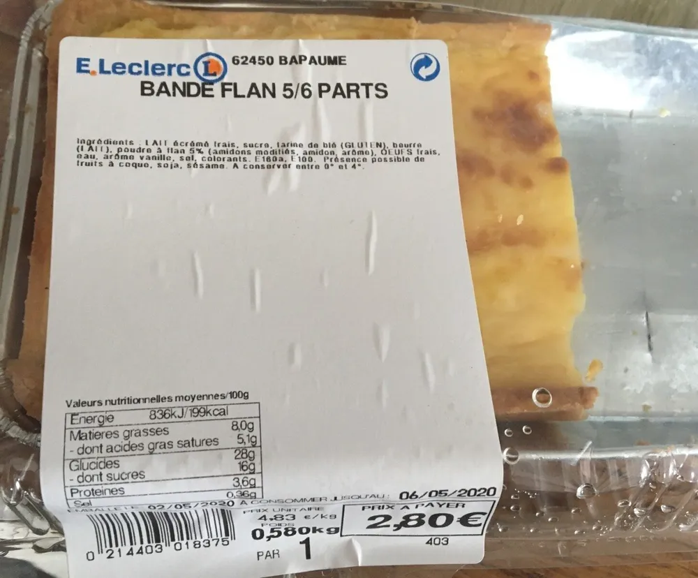 Bande flan