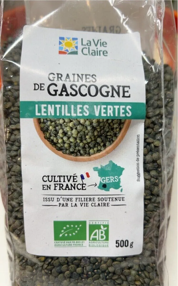 Lentilles vertes