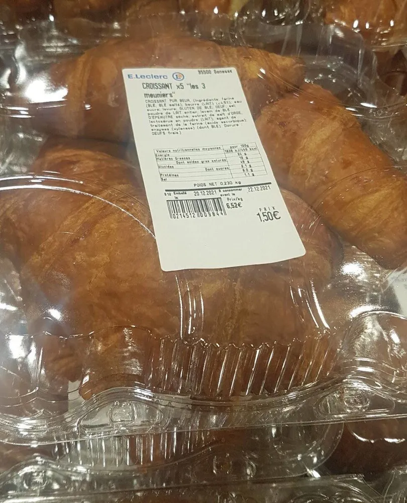 Croissant ×5 "les 3 meuniers"