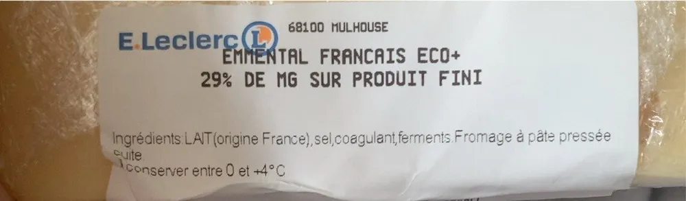 Emmental français ECO+