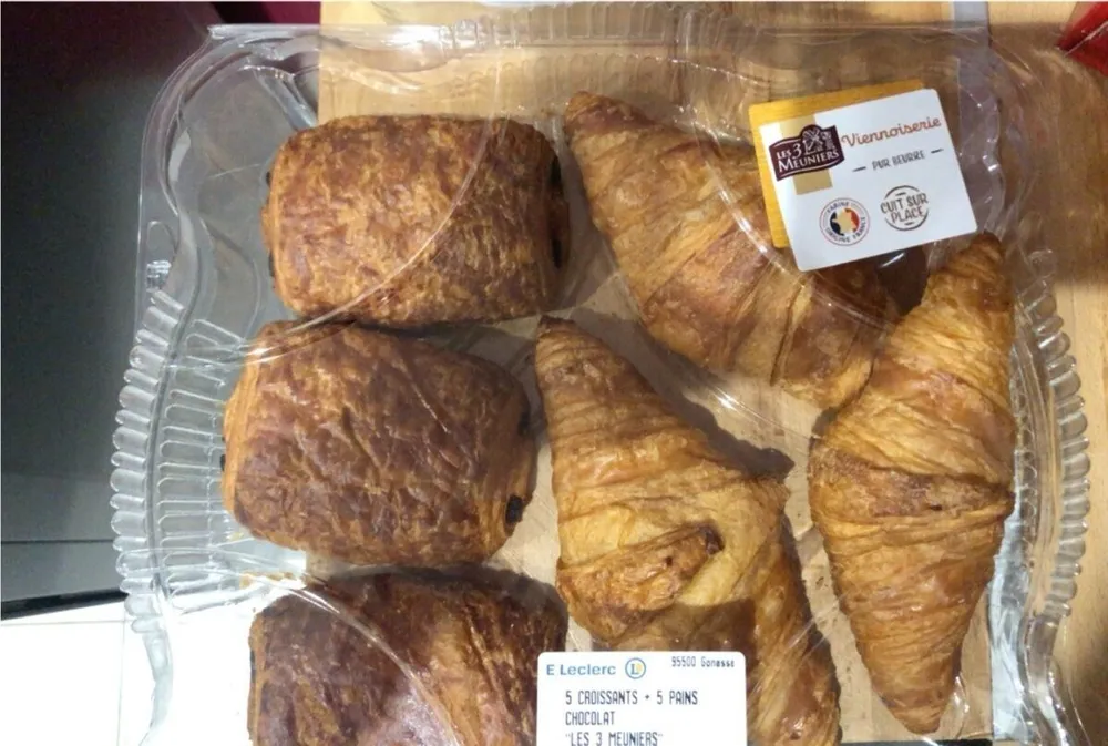 5 croissants + 5pains chocolat