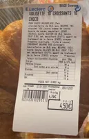 Croissant pain chocolat