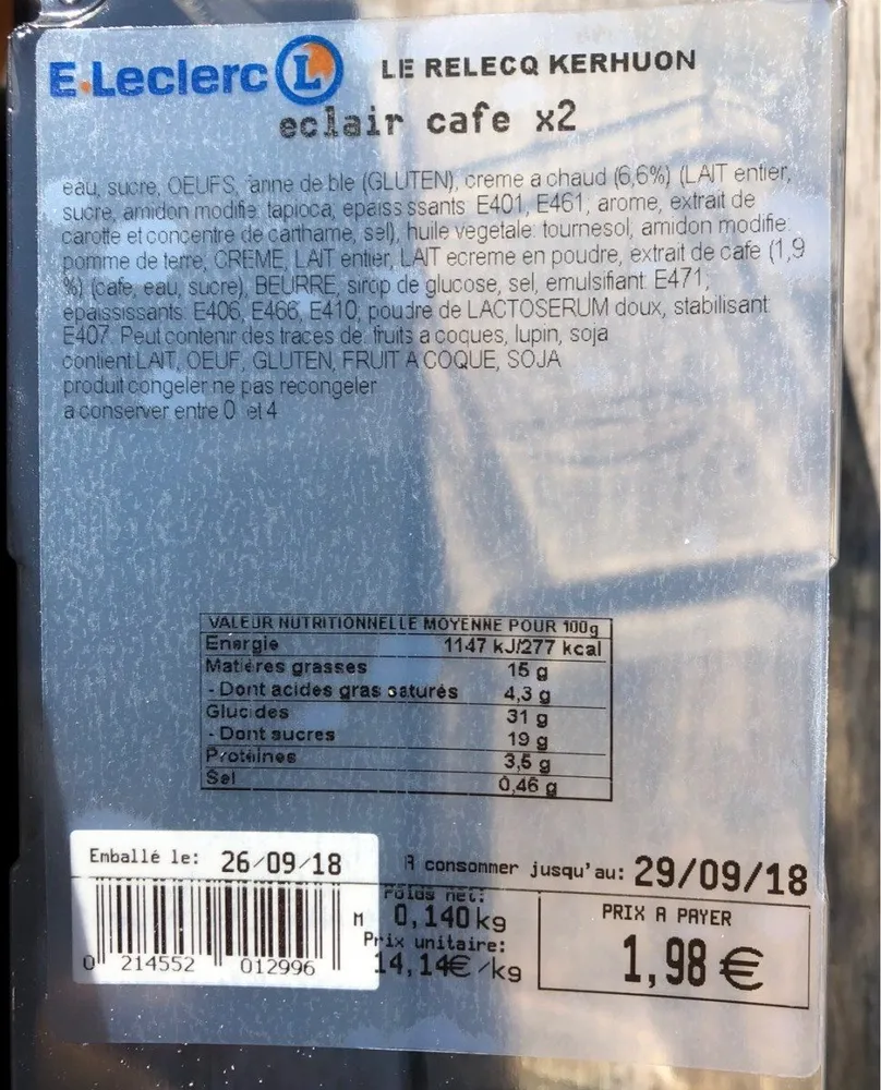 Éclair café