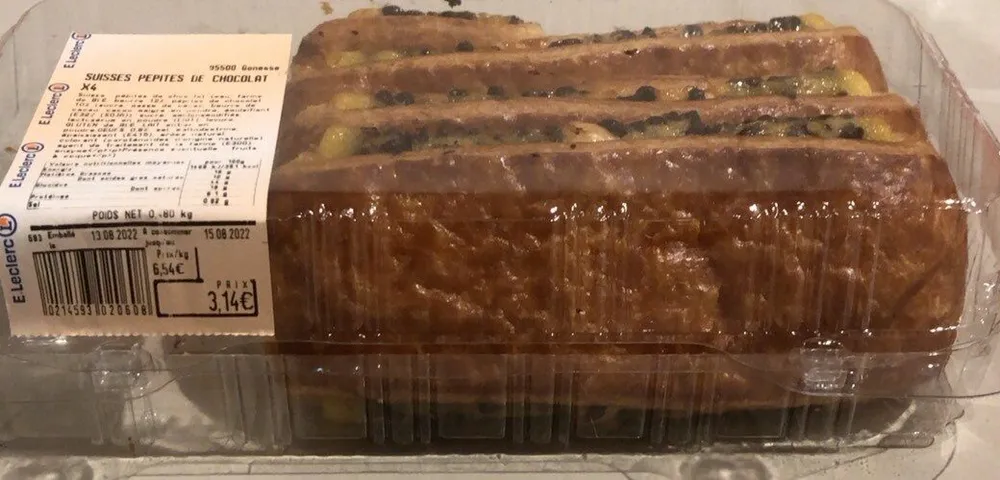Suisses pepites de chocolat