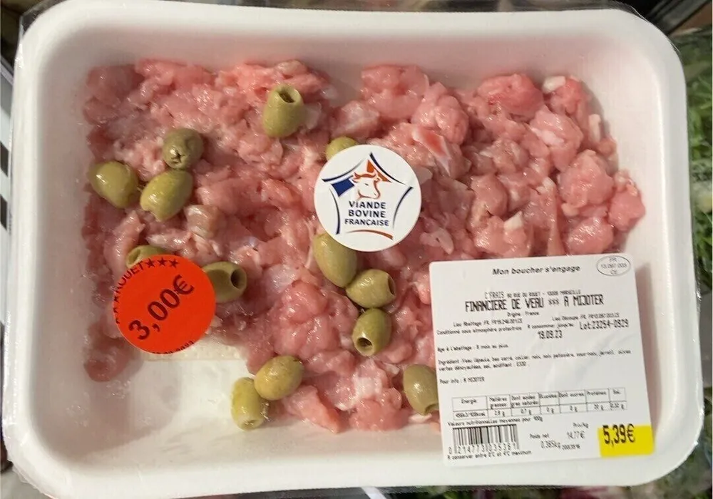 Financiere de veau
