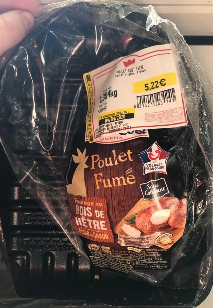 poulet fumé