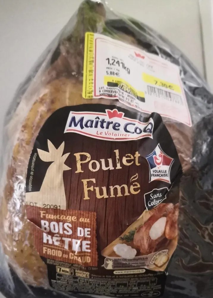 Poulet fumé