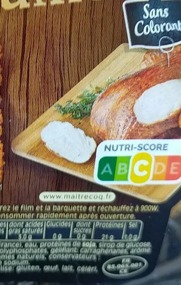 Poulet fumé