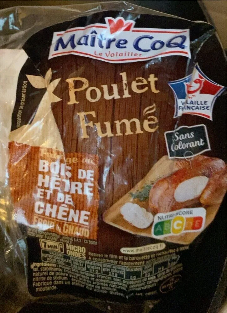 Poulet fumé