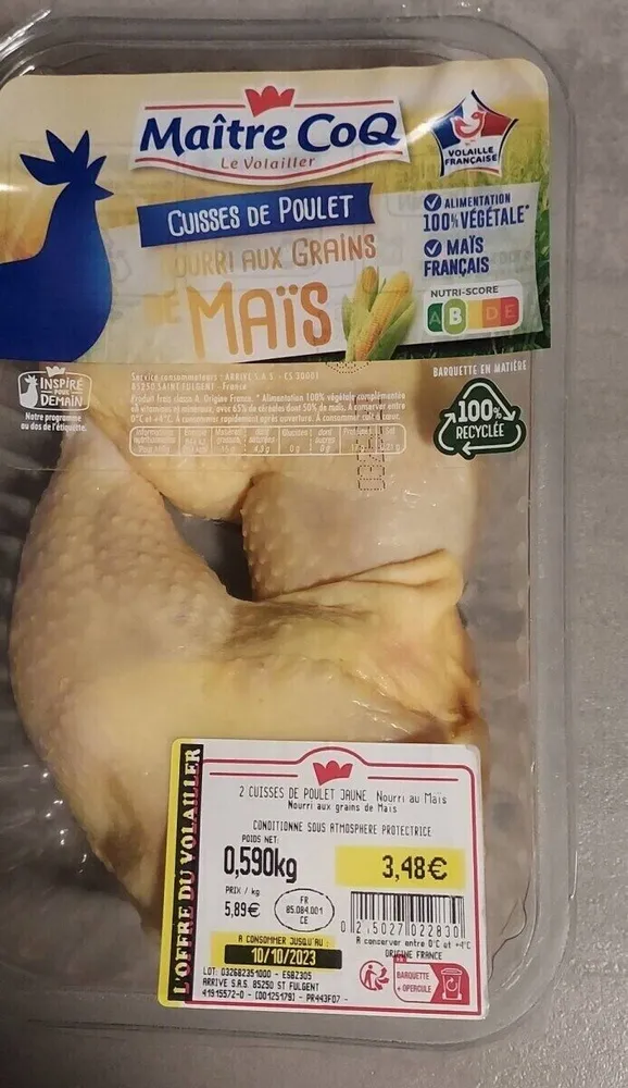 2 cuisses de poulet
