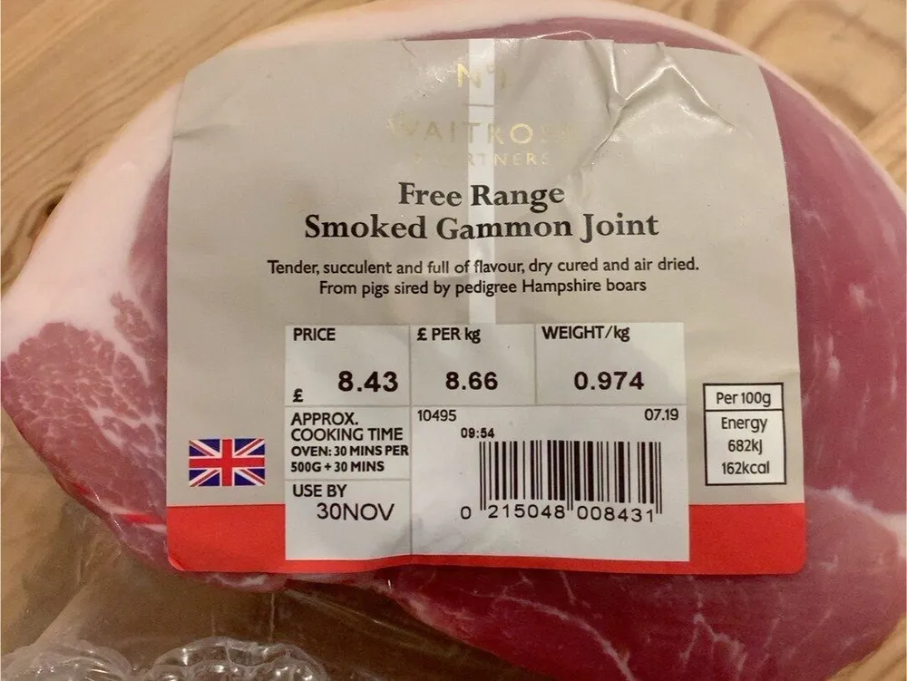 Free range smiked salmon joint