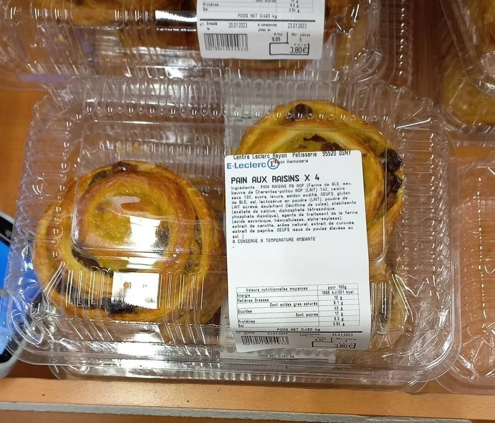 Pain aux raisins