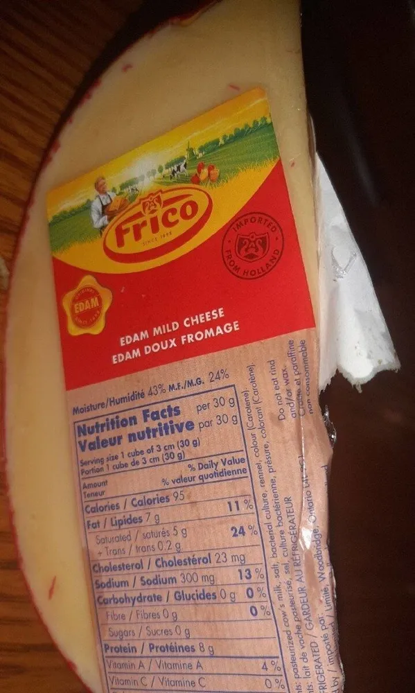 Edam doux fromage